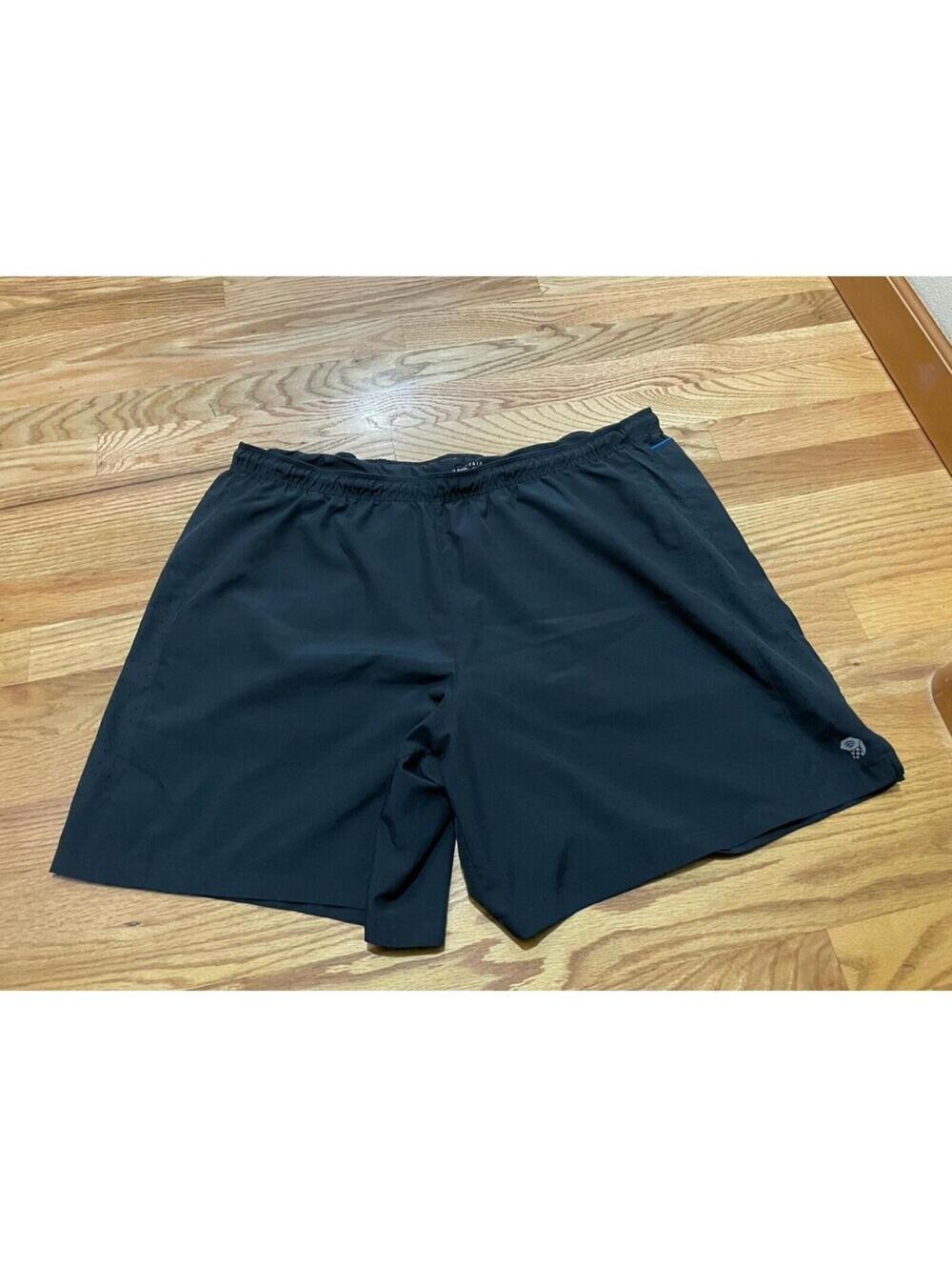 Men’s Mountain Hardware Black Shorts With Built Ins Athletic XL X-Large Light